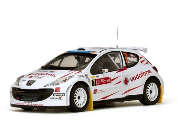 SunStar SS5436 PEUGEOT 207 N.7 7th PORTUGAL 2008 M.STOHL-I.MINOR 1:18 Modellino