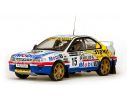 SunStar SS5507 SUBARU IMPREZA 555 N.15 ACCIDENT RAC RALLY 1997 K.HOLOWCZYC-M.WISLAWSHI Modellino
