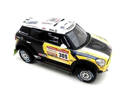 True Scale Miniatures TSM144343 MINI COUNTRYMAN N.305 2nd DAKAR 2012 N.ROMA-M.PERIN 1:43 Modellino