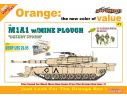 Dragon D9141 CH M1A1 W/MINE PLOUGH DESERT STORM KIT 1:35 Modellino