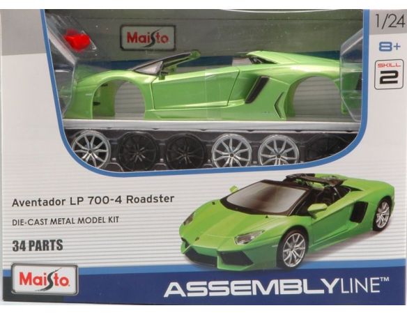 Maisto MI39124 LAMBORGHINI AVENTADOR LP700-4 ROADSTER KIT 1:24 Modellino