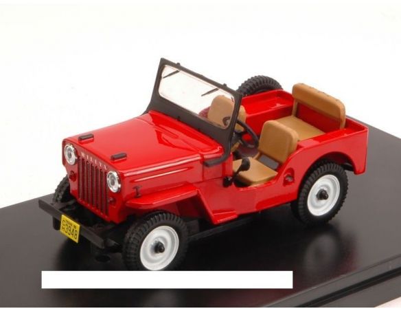 PremiumX PRD365 JEEP WILLYS CJ3B 1953 RED 1:43 Modellino