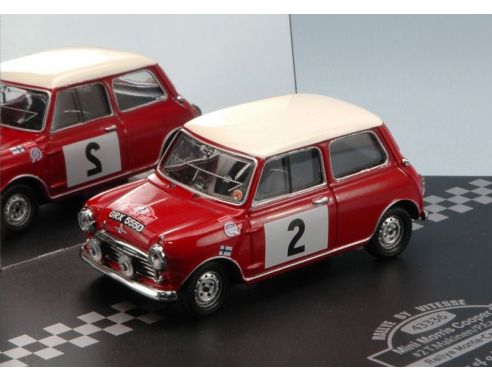 Vitesse VE43336 MINI MORRIS N.2 EXCLUDED MONTE CARLO 1966 T.MAKINEN-P.EASTER 1:43 Modellino
