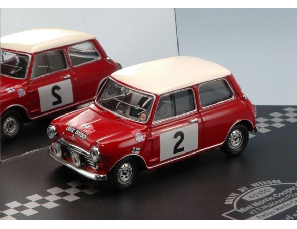 Vitesse VE43336 MINI MORRIS N.2 EXCLUDED MONTE CARLO 1966 T.MAKINEN-P.EASTER 1:43 Modellino