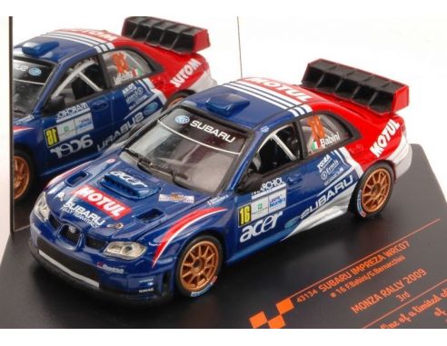 Vitesse VE43134 SUBARU IMPREZA WRC07 N.16 3rd MONZA 2009 F.BABINI-G.BERNACCHINI 1:43 Modellino