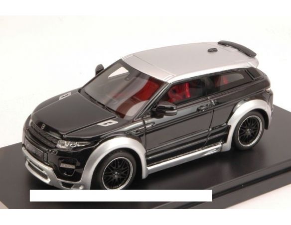 Protar PR0274 RANGE ROVER EVOQUE PREPARED BY HAMANN 2012 BLACK/SILVER 1:43 Modellino