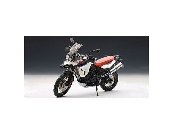 Auto Art / Gateway 10008 BMW F800GS WHITE + RED SEAT 1/10 Modellino