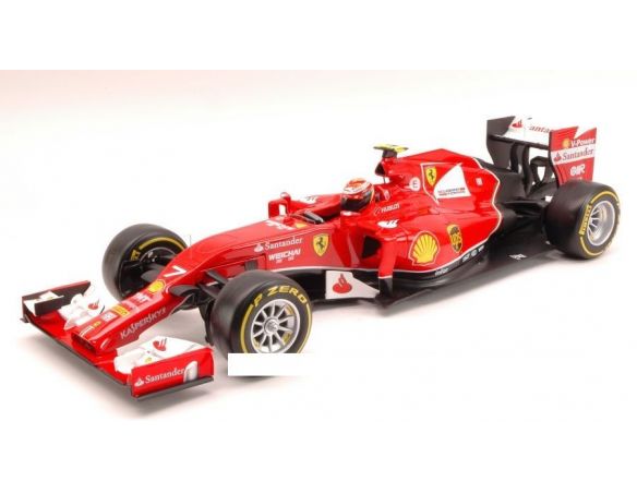 Hot Wheels HWBLY68 FERRARI K.RAIKKONEN 2014 F14-T N.14 1:18 Modellino