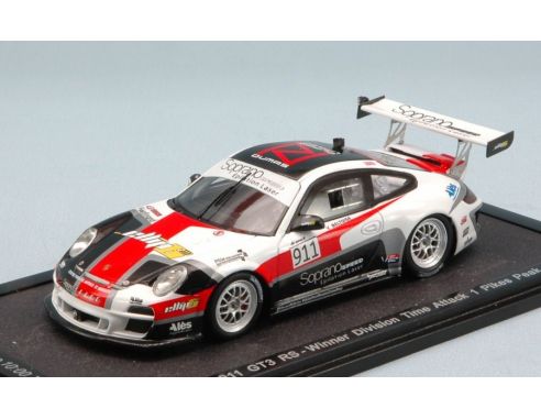 Spark Model SPP004 PORSCHE 911 GT3 RS N.911 WINNER DIVISION TIME PEAKS PEAK 2014 1:43 Modellino