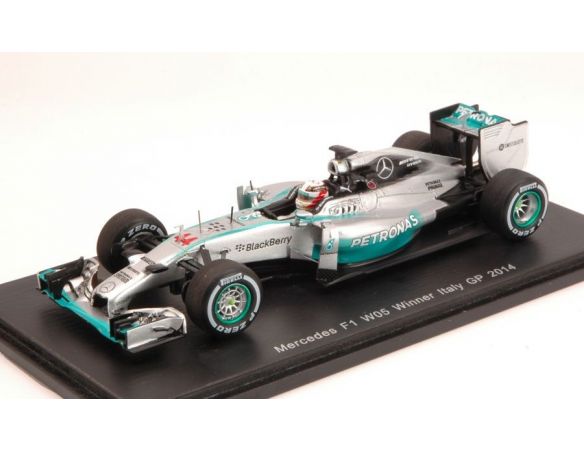 Spark Model S3141 MERCEDES L.HAMILTON 2014 N.44 WINNER ITALY GP 1:43 Modellino