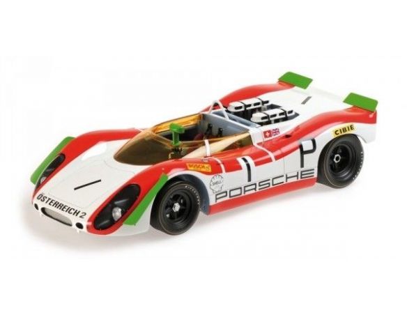 Minichamps PM107692001 PORSCHE 908/02 SPIDER N.1 NURBURGRING 1969 REDMAN-SIFFERT 1:18 Modellino