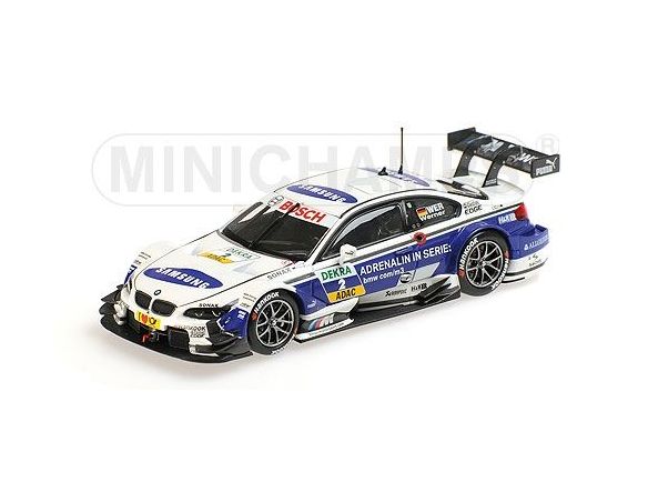 MINICHAMPS 410132202 BMW M3 DTM TEAM BMW SCHNITZER DIRK WERNER DTM 2013 Modellino