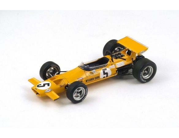 Spark Model S18116 MC LAREN M7A D.HULME 1969 N.5 WINNER MEXICAN GP 1:18 Modellino