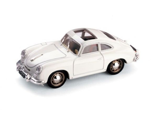 Brumm BM0121-01 PORSCHE 356 COUPE' TETTO APERTO 1952 BIANCO 1:43 Modellino