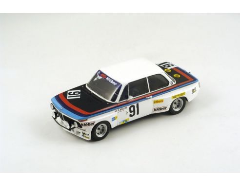 Spark Model S18097 BMW 2002 N.91 27th (1st TS) LM 1975 BRILLAT-GAGLIARDI-DEGOUMOIS 1:18 Modellino