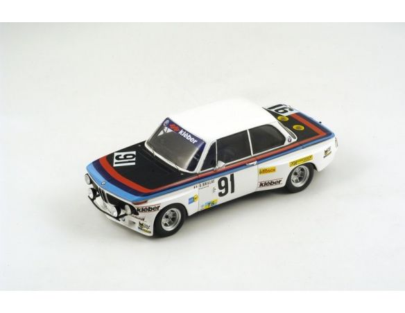 Spark Model S18097 BMW 2002 N.91 27th (1st TS) LM 1975 BRILLAT-GAGLIARDI-DEGOUMOIS 1:18 Modellino