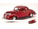 Motormax MTM73214MR FORD CUSTOM 1940 METALLIC RED 1:24 Modellino