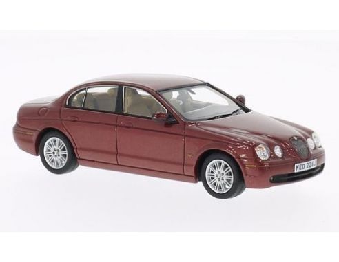 Neo Scale Models NEO46226 JAGUAR S-TYPE 2004 METALLIC RED 1:43 Modellino