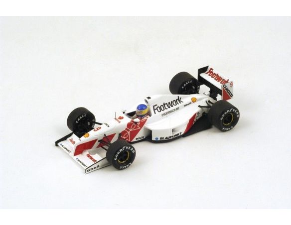Spark Model S3980 FOOTWORK FA12 M.ALBORETO 1991 N.9 RETIRED MONACO GP 1:43 Modellino