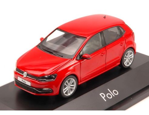 Herpa HP7083 VW POLO 5 PORTE 2014 RED 1:43 Modellino