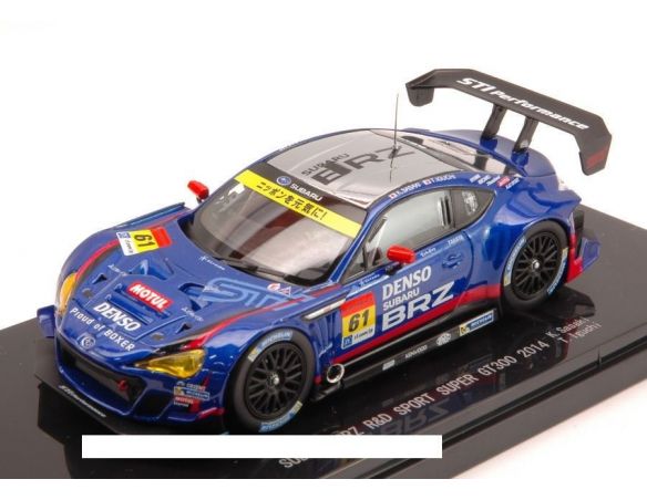 Ebbro EB45084 SUBARU BRZ N.61 5th SUPER GT300 2014 K.SASAKI-T.IGUCHI 1:43 Modellino