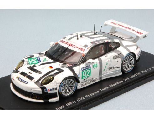 Spark Model S4230 PORSCHE 911 RSS N.92 3rd LMGTE LM 2014 HOLZER-MAKOWIECKI-LIETZ 1:43 Modellino