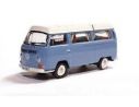 Bub 08777 VW T2 CAMPING BLUE/WHITE 1/87 Modellino