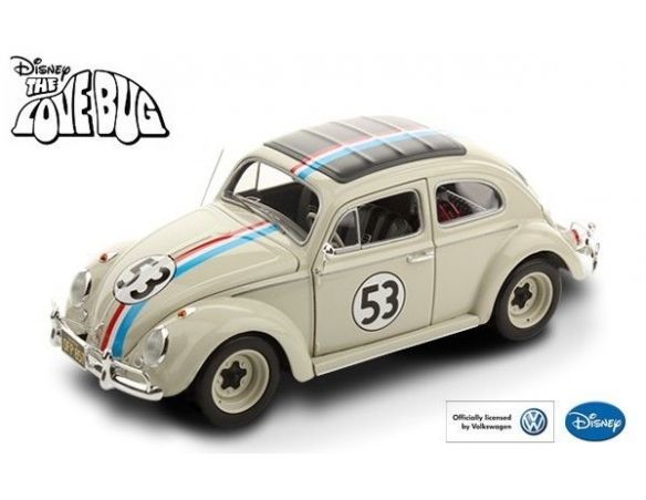 Mattel BCJ94 VW BETTLE 'HERBIE' 1/18 Modellino