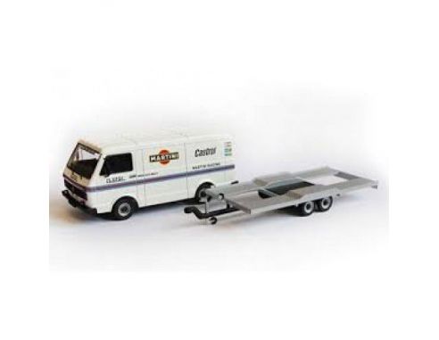 Premium Classixxs 13304 VW LT 28A BOX WAGON + TRAILER 1/43 Modellino