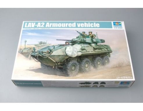 TRUMPETER 01521 LAV-A2 8x8 ARMOURED VEHICLE Modellino