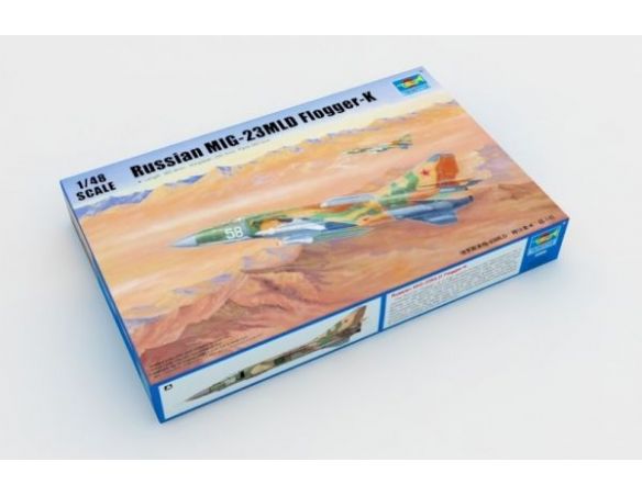 TRUMPETER 02856 RUSSIAN MIG-23 MLD FLOGGER K Modellino
