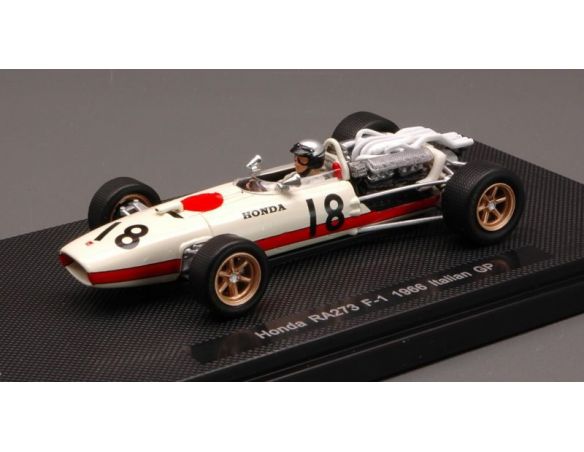 Ebbro EB44261 HONDA RA273 R.GINTHER 1966 N.18 ACCIDENT ITALY GP 1:43 Modellino
