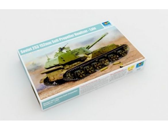 TRUMPETER 05567 SOVIET 2S3 152mm SELF PROPELLER HOWITZER LATE Modellino