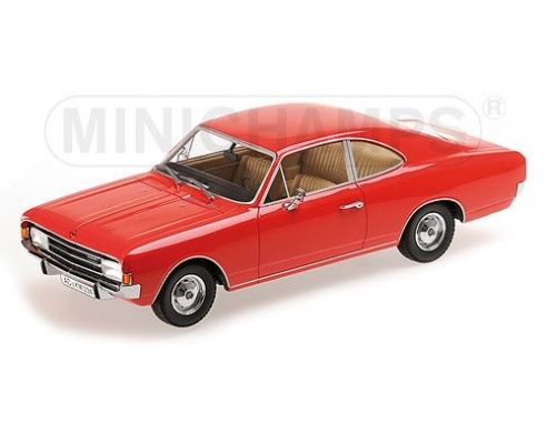 MINICHAMPS 107047020 OPEL REKORD C COUPE’ 1966 RED Modellino