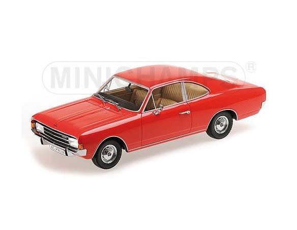 MINICHAMPS 107047020 OPEL REKORD C COUPE’ 1966 RED Modellino