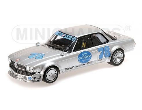 MINICHAMPS 107783278 MERCEDES BENZ 450 SLC TOURENWAGEN EM HEYER SCHICKENTANZ 4H MONZA 1978 Modellino