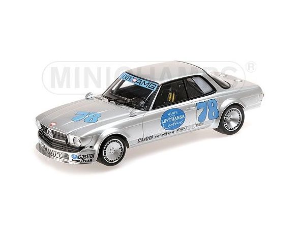 MINICHAMPS 107783278 MERCEDES BENZ 450 SLC TOURENWAGEN EM HEYER SCHICKENTANZ 4H MONZA 1978 Modellino