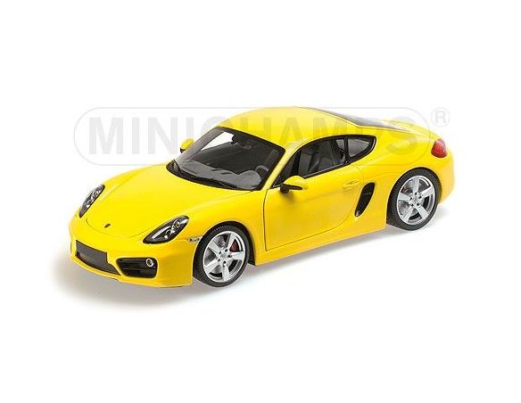 MINICHAMPS 110062220 PORSCHE CAYMAN 2012 YELLOW Modellino