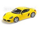 MINICHAMPS 110062220 PORSCHE CAYMAN 2012 YELLOW Modellino