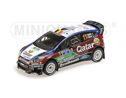 MINICHAMPS 151130811 FORD FIESTA RS WRC QATAR M-SPORT WORLD RALLY TEAM NEUVILLE GILSOUL RALLY MEXICO 2013 Modellino
