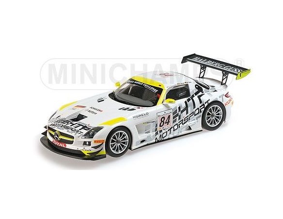 MINICHAMPS 151133184 MERCEDES BENZ SLS AMG GT3 BUHK GOTZ SCHNEIDER WINNER 24H SPA FRANCORCHAMPS 2013 Modellino