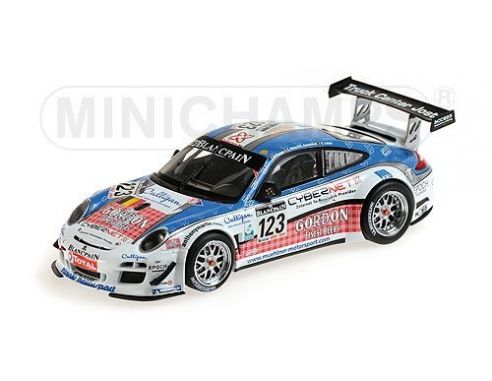 MINICHAMPS 400118923 PORSCHE 911 GT3 R MUEHLNER MOTORSPORT FUMAL THIRY ROSENBLAND LEFORT 24H SPA 2011 Modellino
