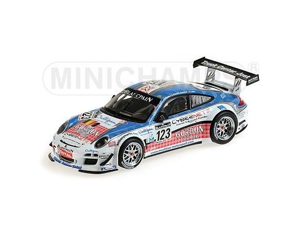 MINICHAMPS 400118923 PORSCHE 911 GT3 R MUEHLNER MOTORSPORT FUMAL THIRY ROSENBLAND LEFORT 24H SPA 2011 Modellino
