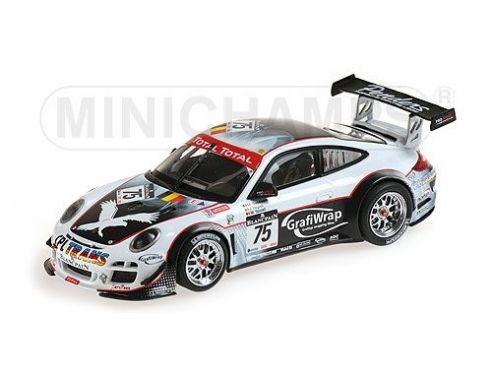 MINICHAMPS 400118975 PORSCHE 911 GT3 R PROSPEED COMPETITION GOOSSENS HEYLEN SOULET 24H SPA 2011 Modellino