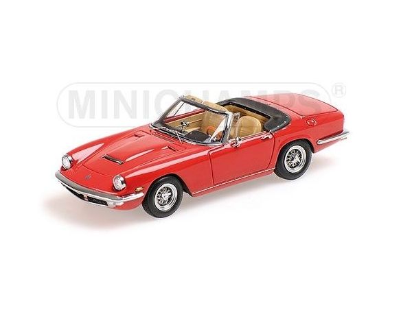MINICHAMPS 437123430 MASERATI MISTRAL SPYDER 1966 RED Modellino