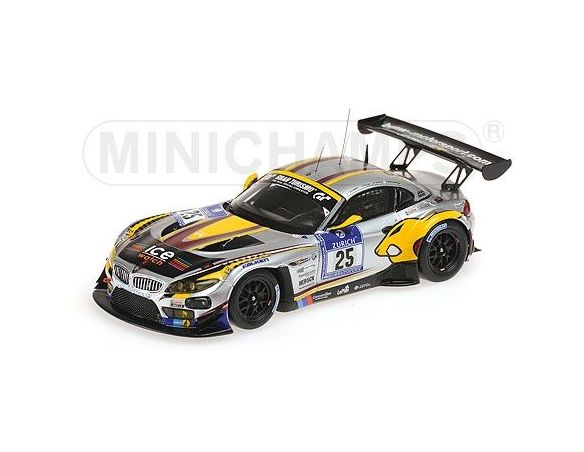 MINICHAMPS 437132425 BMW Z4 GT3 TEAM MARC VDS BUURMAN PICCINI MARTIN GORANSSON 24H NURBURGRING 2013 Modellino