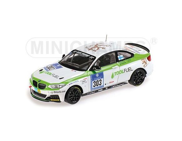 MINICHAMPS 437142403 BMW M 235I RACING OSTERLUND HONKANEN HENKOLA 24H NURBURGRING 2014 Modellino