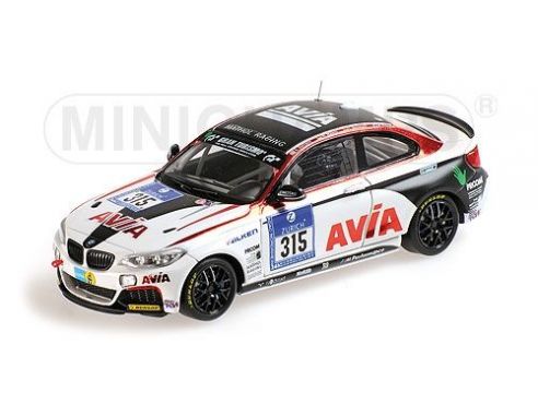 MINICHAMPS 437142415 BMW M 235I RACING TEAM MATHOL RACING SERRANO WAWER CHAPEL 24H NURBURGRING 2014 Modellino