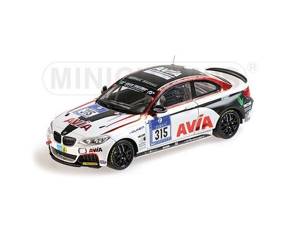 MINICHAMPS 437142415 BMW M 235I RACING TEAM MATHOL RACING SERRANO WAWER CHAPEL 24H NURBURGRING 2014 Modellino