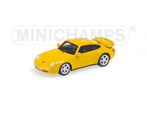 MINICHAMPS 877069201 PORSCHE 911 993 TURBO 1995 YELLOW Modellino